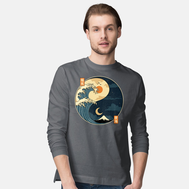 The Balance Wave-Mens-Long Sleeved-Tee-retrodivision