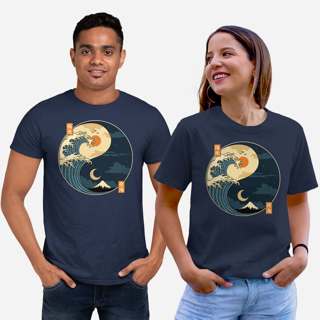 The Balance Wave-Unisex-Basic-Tee-retrodivision