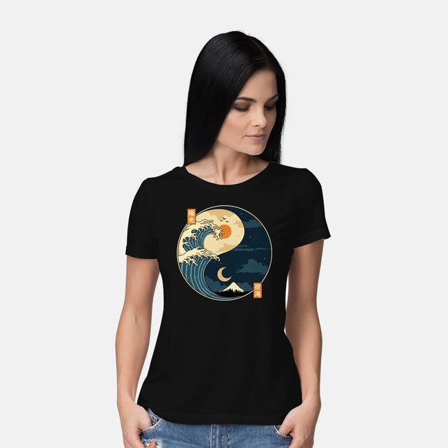 The Balance Wave-Womens-Basic-Tee-retrodivision
