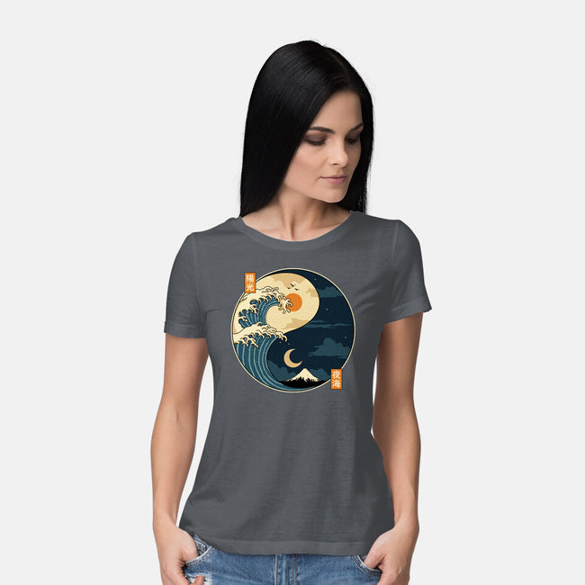 The Balance Wave-Womens-Basic-Tee-retrodivision