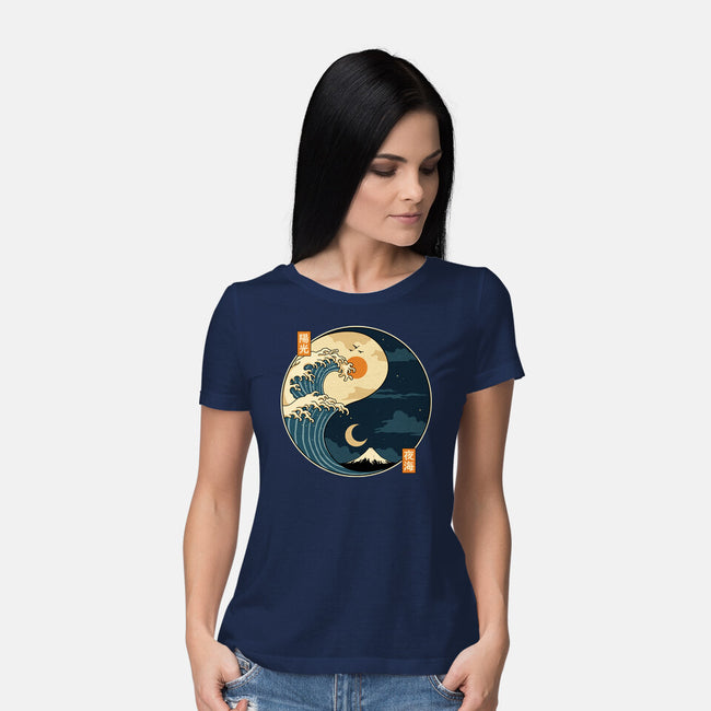 The Balance Wave-Womens-Basic-Tee-retrodivision
