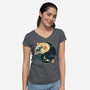 The Balance Wave-Womens-V-Neck-Tee-retrodivision