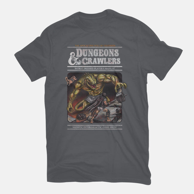 Dungeons And Crawlers-Mens-Basic-Tee-NMdesign