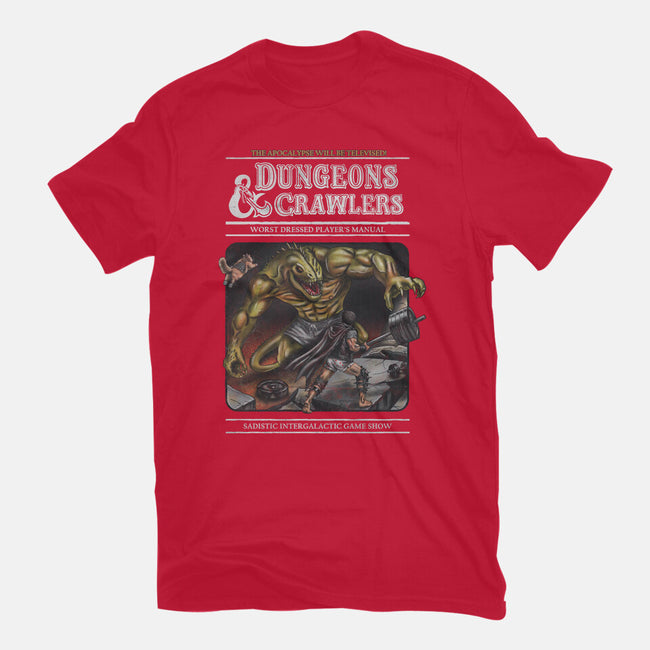 Dungeons And Crawlers-Mens-Basic-Tee-NMdesign