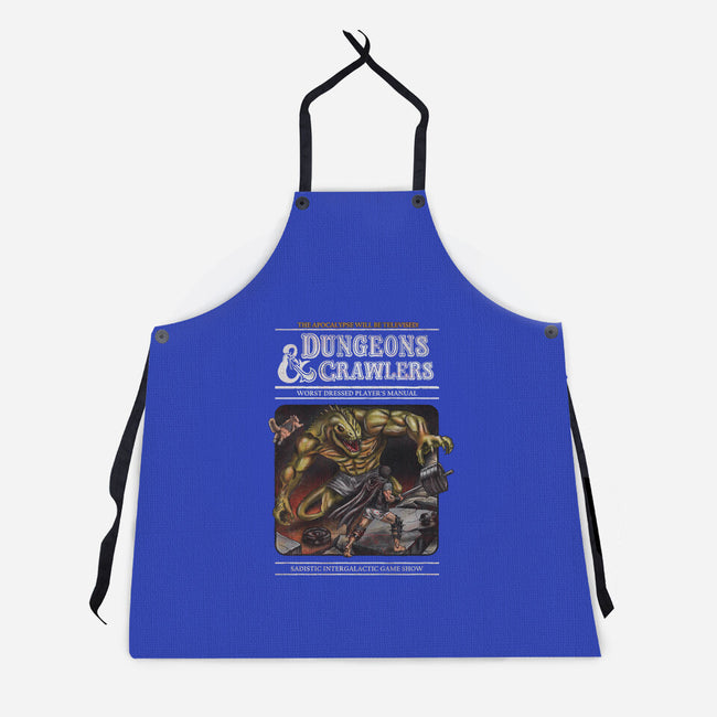 Dungeons And Crawlers-Unisex-Kitchen-Apron-NMdesign