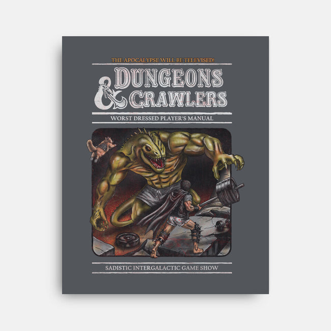 Dungeons And Crawlers-None-Stretched-Canvas-NMdesign