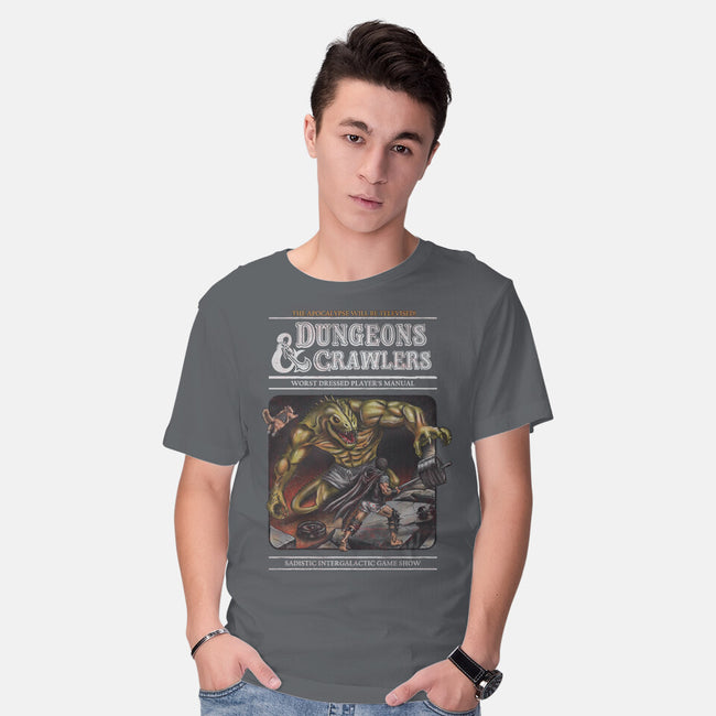 Dungeons And Crawlers-Mens-Basic-Tee-NMdesign