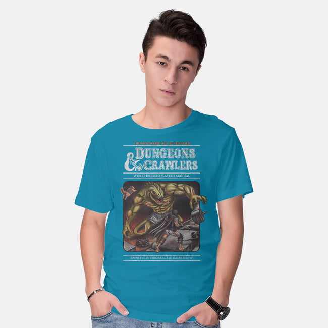 Dungeons And Crawlers-Mens-Basic-Tee-NMdesign