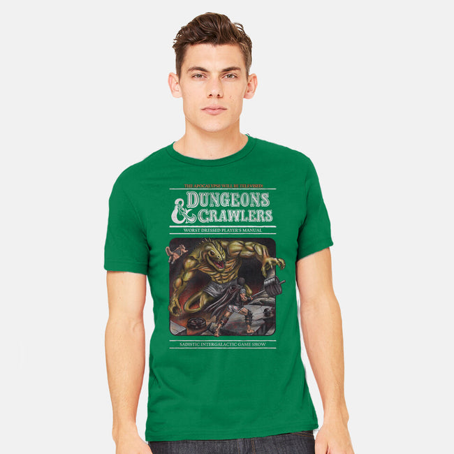 Dungeons And Crawlers-Mens-Heavyweight-Tee-NMdesign