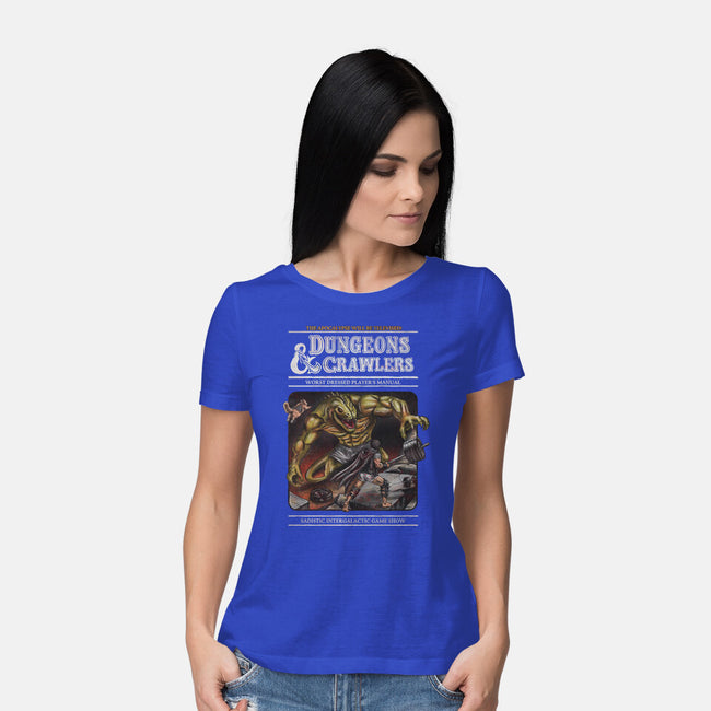 Dungeons And Crawlers-Womens-Basic-Tee-NMdesign