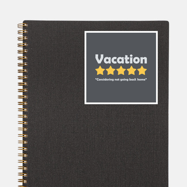 Vacation Review-None-Glossy-Sticker-NMdesign