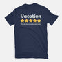 Vacation Review-Unisex-Basic-Tee-NMdesign