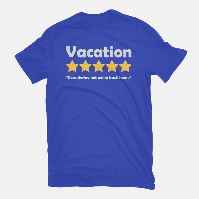Vacation Review-Unisex-Basic-Tee-NMdesign