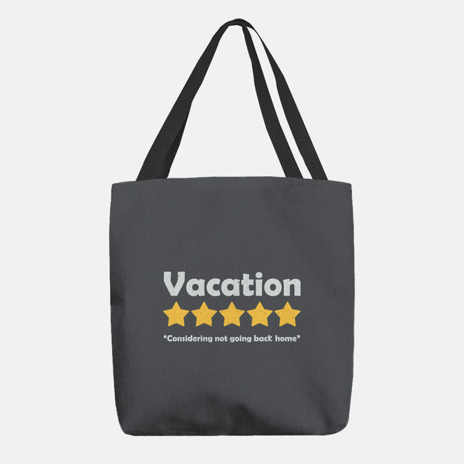 Vacation Review-None-Basic Tote-Bag-NMdesign