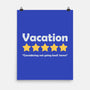 Vacation Review-None-Matte-Poster-NMdesign