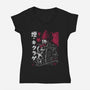 En And Kikurage-Womens-V-Neck-Tee-xMorfina