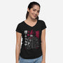 En And Kikurage-Womens-V-Neck-Tee-xMorfina