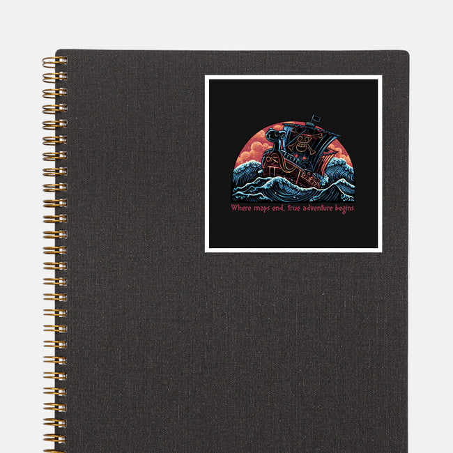 Where Maps End-None-Glossy-Sticker-glitchygorilla