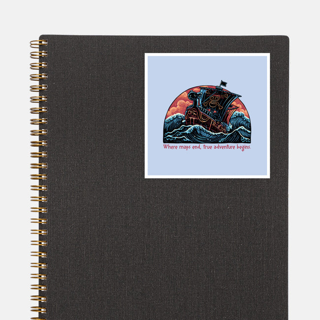 Where Maps End-None-Glossy-Sticker-glitchygorilla