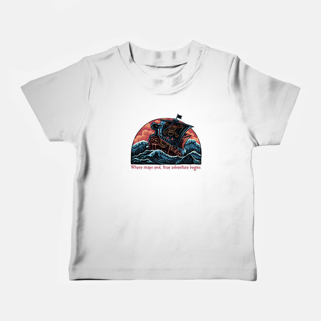 Where Maps End-Baby-Basic-Tee-glitchygorilla