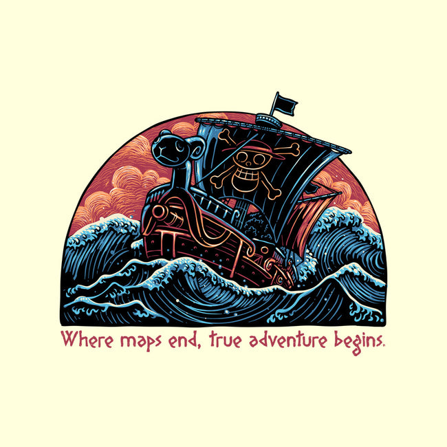 Where Maps End-None-Polyester-Shower Curtain-glitchygorilla