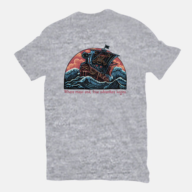 Where Maps End-Womens-Basic-Tee-glitchygorilla