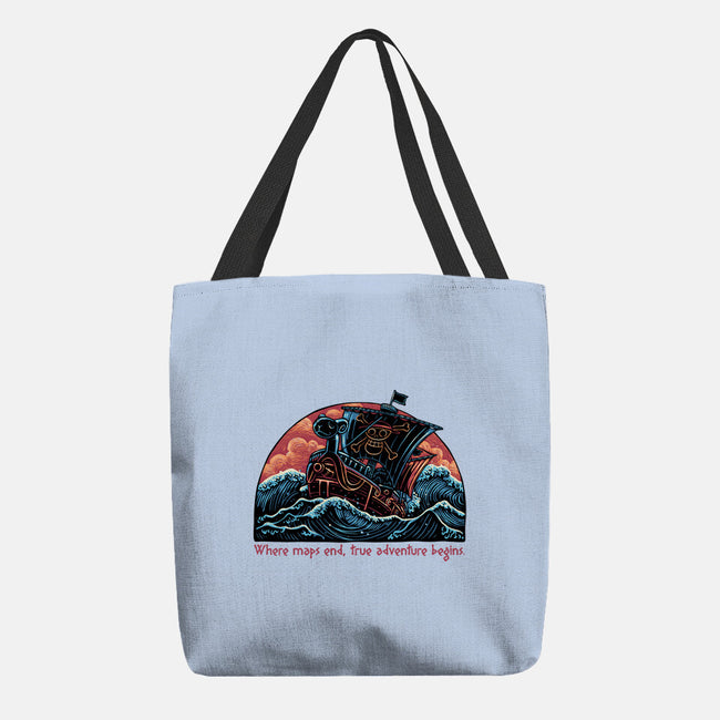 Where Maps End-None-Basic Tote-Bag-glitchygorilla