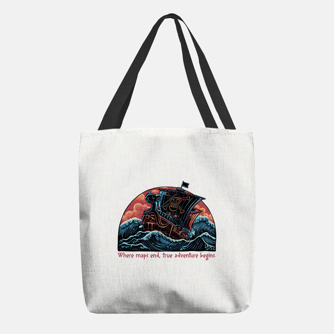 Where Maps End-None-Basic Tote-Bag-glitchygorilla