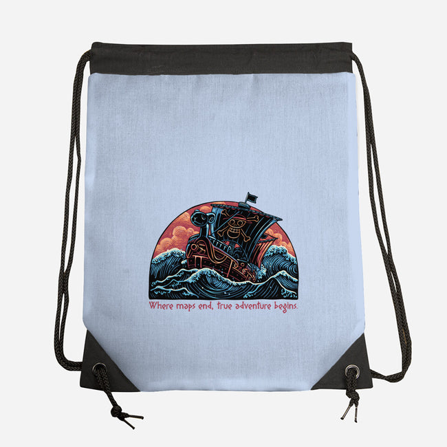 Where Maps End-None-Drawstring-Bag-glitchygorilla