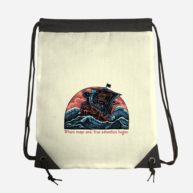 Where Maps End-None-Drawstring-Bag-glitchygorilla
