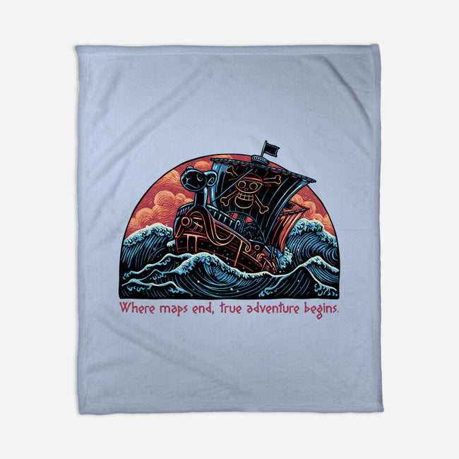 Where Maps End-None-Fleece-Blanket-glitchygorilla