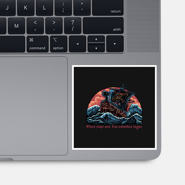 Where Maps End-None-Glossy-Sticker-glitchygorilla