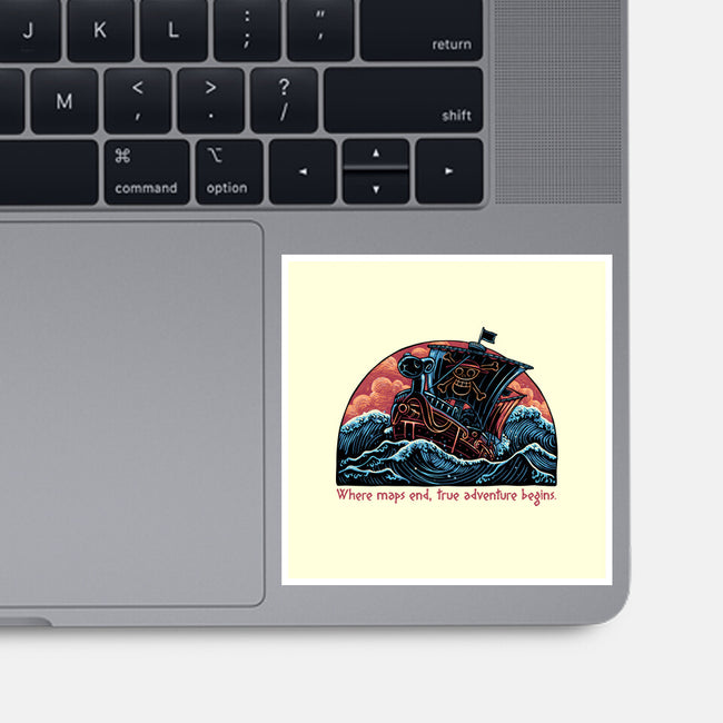 Where Maps End-None-Glossy-Sticker-glitchygorilla