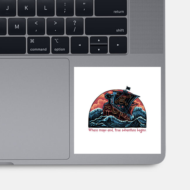 Where Maps End-None-Glossy-Sticker-glitchygorilla