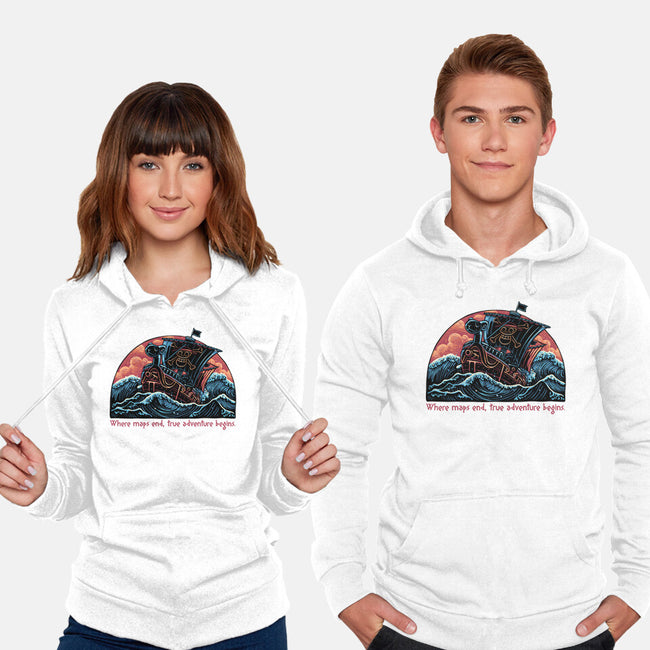 Where Maps End-Unisex-Pullover-Sweatshirt-glitchygorilla