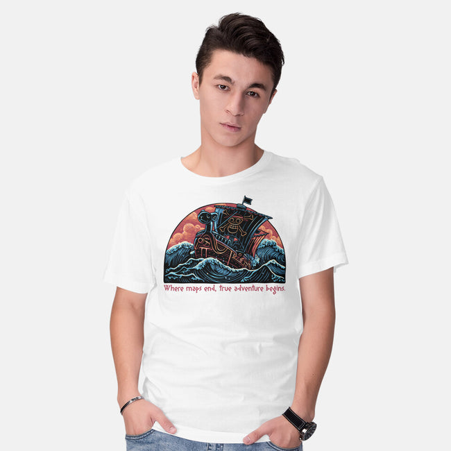Where Maps End-Mens-Basic-Tee-glitchygorilla
