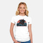 Where Maps End-Womens-Fitted-Tee-glitchygorilla