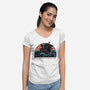 Where Maps End-Womens-V-Neck-Tee-glitchygorilla