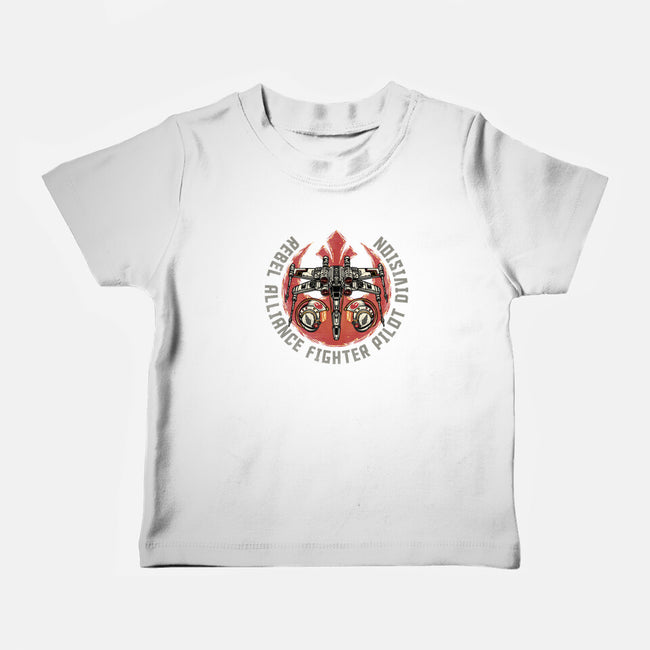 Fighter Pilot Division-Baby-Basic-Tee-glitchygorilla