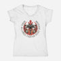 Fighter Pilot Division-Womens-V-Neck-Tee-glitchygorilla