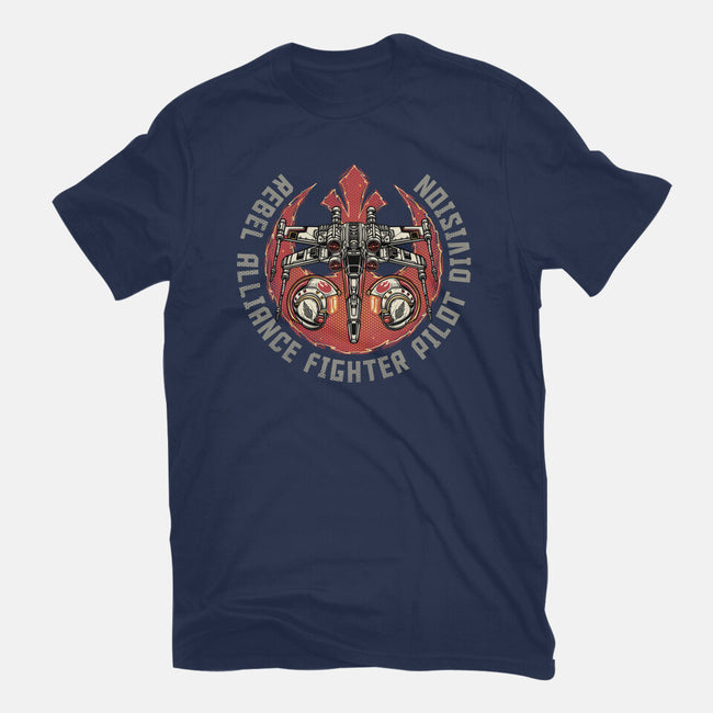 Fighter Pilot Division-Womens-Basic-Tee-glitchygorilla