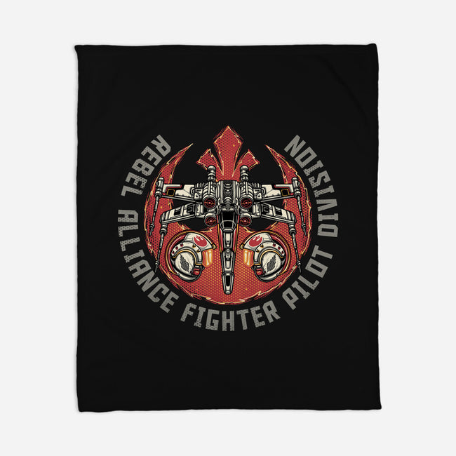 Fighter Pilot Division-None-Fleece-Blanket-glitchygorilla