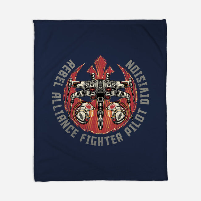 Fighter Pilot Division-None-Fleece-Blanket-glitchygorilla