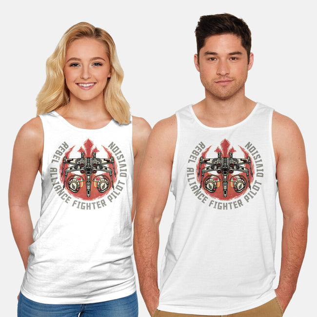 Fighter Pilot Division-Unisex-Basic-Tank-glitchygorilla