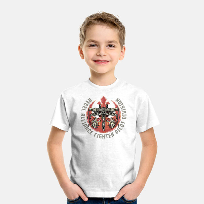 Fighter Pilot Division-Youth-Basic-Tee-glitchygorilla