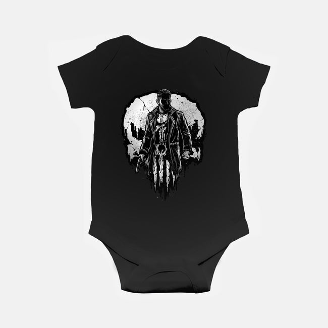 He Who Punishes-Baby-Basic-Onesie-glitchygorilla