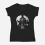 He Who Punishes-Womens-V-Neck-Tee-glitchygorilla