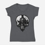 He Who Punishes-Womens-V-Neck-Tee-glitchygorilla