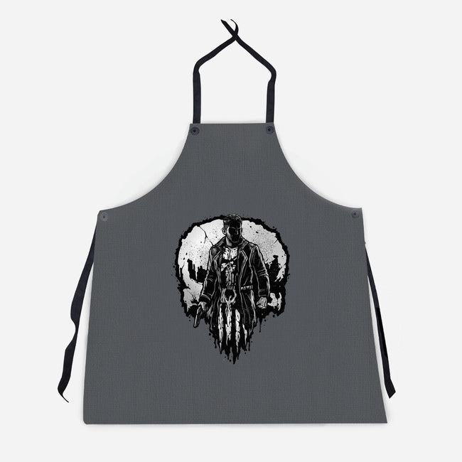 He Who Punishes-Unisex-Kitchen-Apron-glitchygorilla