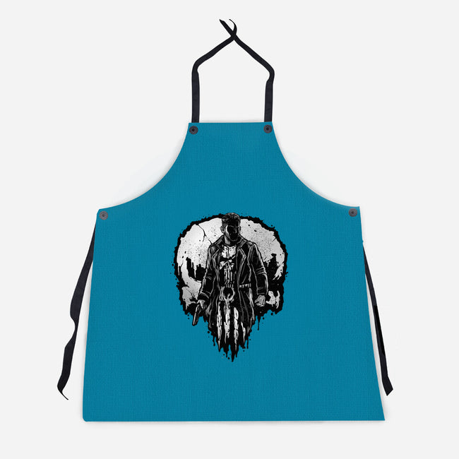 He Who Punishes-Unisex-Kitchen-Apron-glitchygorilla
